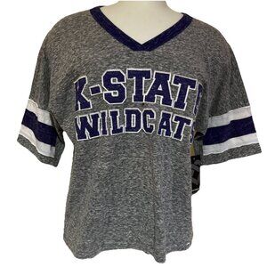 NEW Kansas State University Wildcats Colosseum Stitched Shirt Women's M NCAA